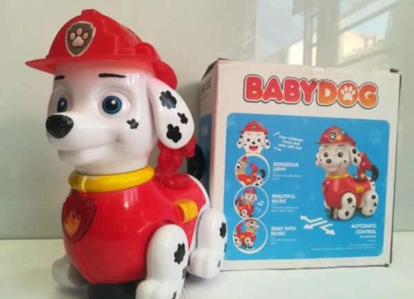 Perro Bombero Juguete Paw Con Luces