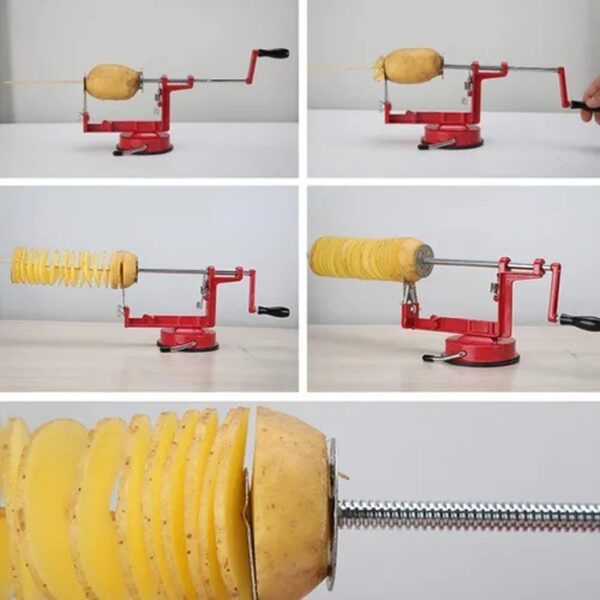 Pelalador De Papa En Espiral Espiropapa Manual Verduras