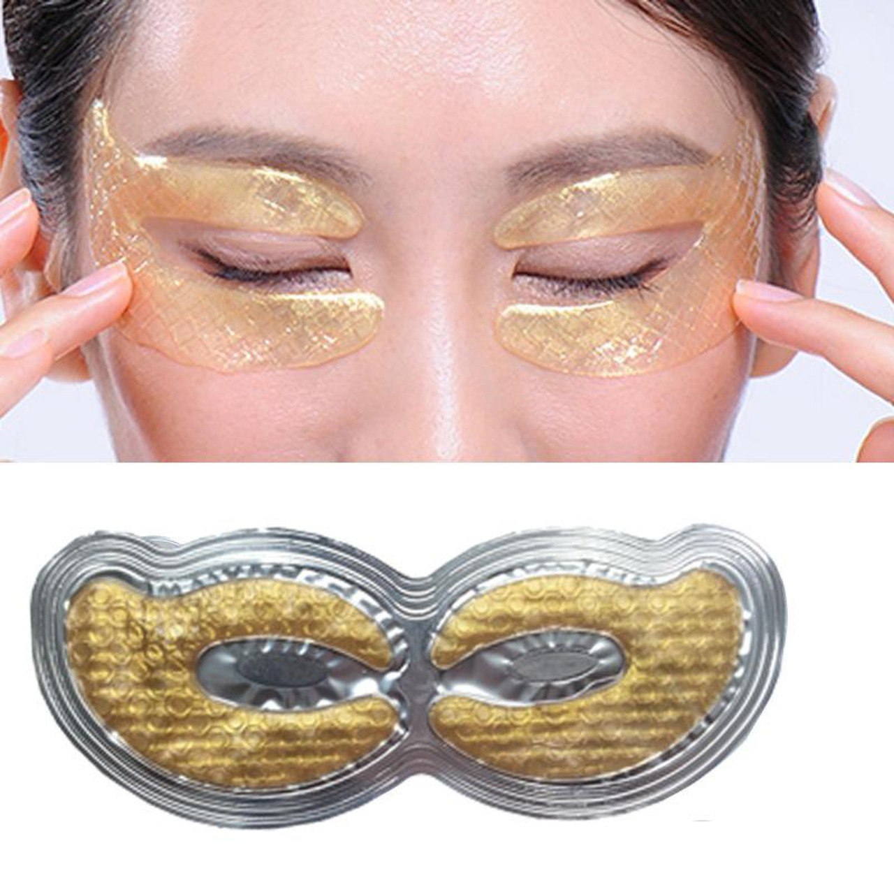 Antifaz Para Ojos De Oro 24K