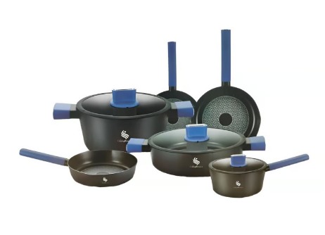 Set de ollas en mármol 9 piezas BERLÍN