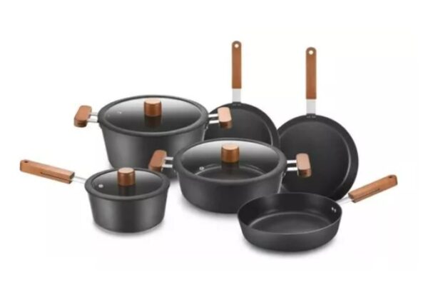 Set de ollas en mármol de 9 piezas OSAKA