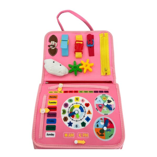 MALETÍN  SENSORIAL ROSADO  PARA NIÑOS